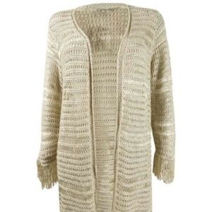 INC International Concepts Crochet Sweater